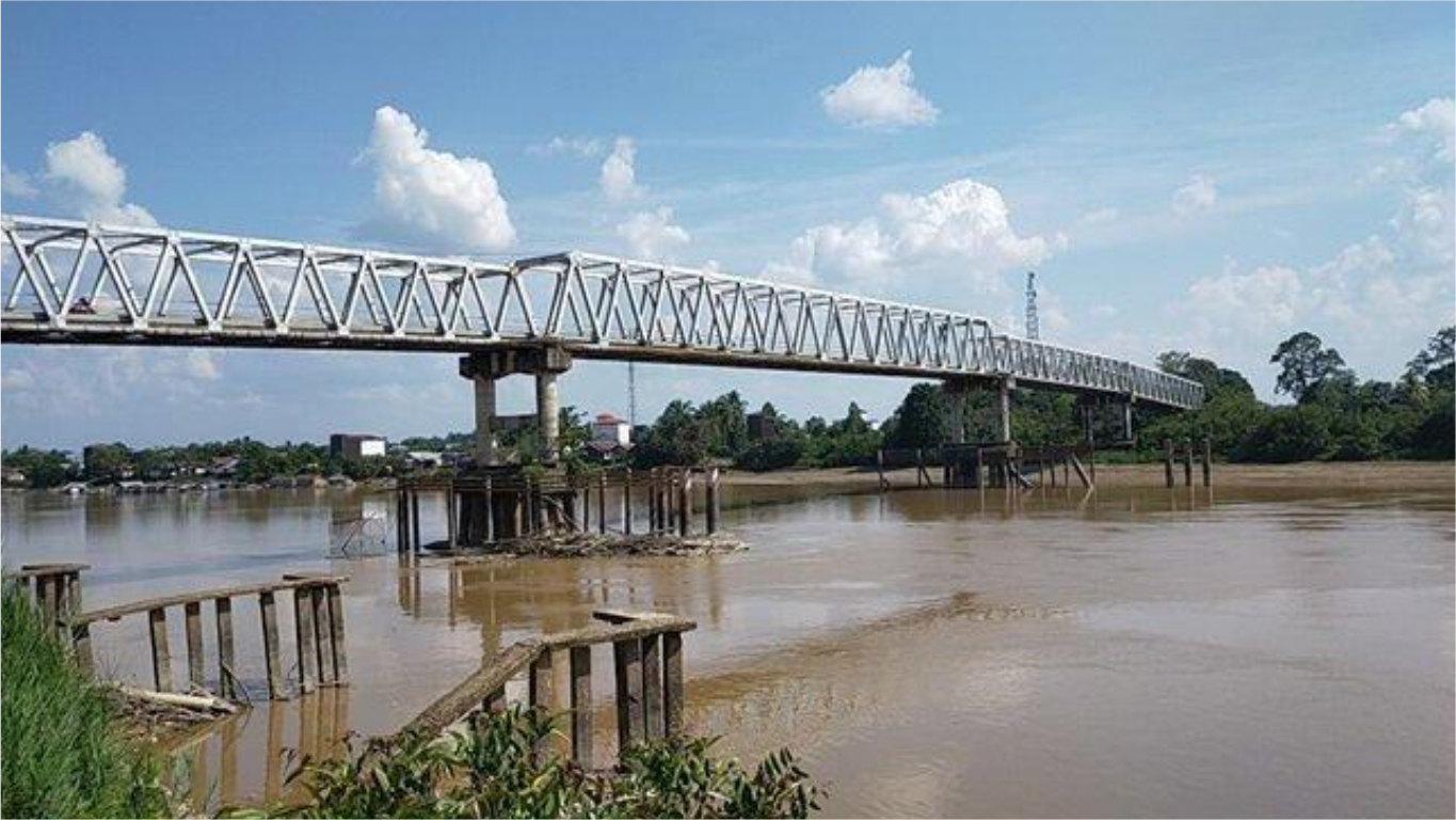 JEMBATAN SUNGAI KATINGAN DI KASONGAN