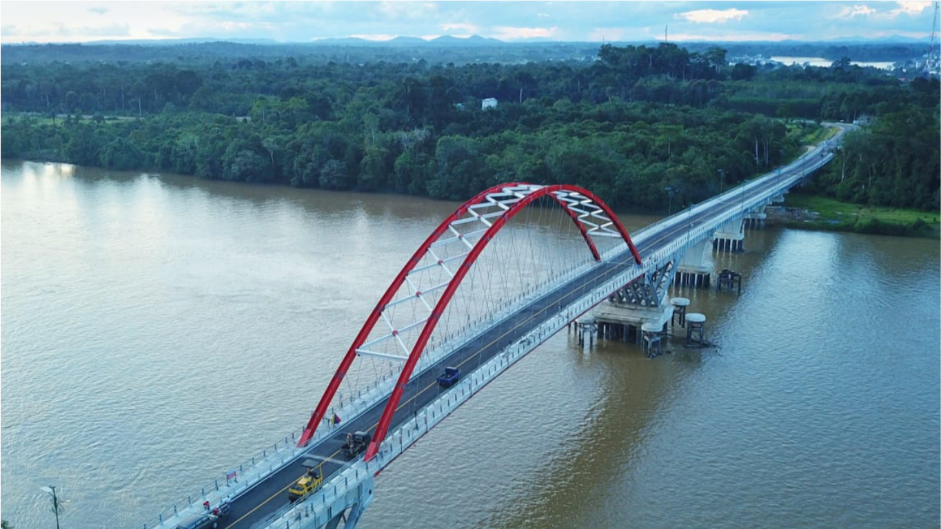 JEMBATAN SUNGAI SAMBA DI TELOK